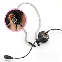 R-385 헤드셋전화기 콜센터 상담원 상담용 TM 재택근무 텔레마케터 IP215 IP270 IP700S 연결