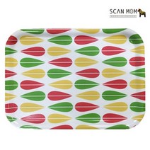 스웨덴 자작나무 트레이 스칸맘 갤러리안 스칸클래식 캐서린 홀름 패턴 트레이 (대형)