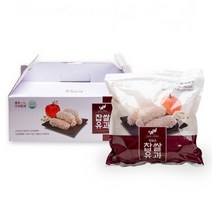 충주사과한과 찹쌀유과 500g 한과 선물세트 단체 어르신 직원 명절 선물, 단품, 단품