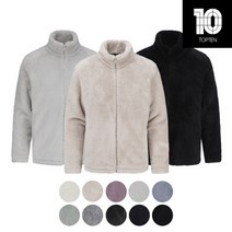 탑텐 (MSC4TC3912) 공용 에코 플러피플리스 하이넥 집업