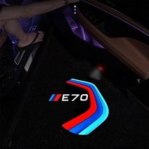 차량용 무드등 자동차 스티커 2pcs Led 프로젝터 램프 자동차 문 환영 빛 자동차 액세, E70