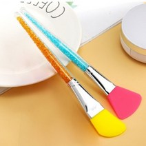 마스크팩 브러시 부드러운 실리콘 마스크팩 팩붓, 사다리꼴 DC0033381