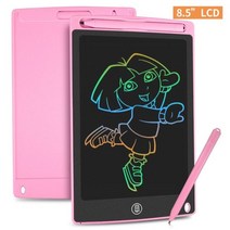판타블렛 액정 드로잉 패드 전자 노트 디지털 공책 lcd 쓰기 8.5 인치 필기 메시지 그래픽 보드 보드, 레인보우 라이트 핑크