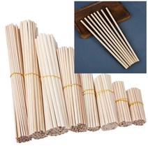 우드 스틱 원형 나무 막대 10 15 20 30 cm 목봉 목재 나무봉 막대기, 100mm