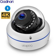 CCTV 현관 돔카메라 CCTV 펫 가정용 cctv 이글루캠 집안 캠 돔 야외 카메라 내장 마이크 오디오 홈 보안 카메라 야간 투시경시시티비 외부 설치 강아지, dc 12v 4mp, 6mm
