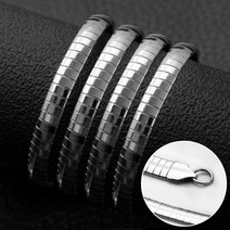 써지컬 스틸 미아방지목걸이 스네이크 체인목걸이