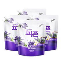 피죤 레귤러 섬유유연제 바이올렛 가든 리필, 2300ml, 4개