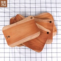 디앤우드 마호가니 플레이팅도마 4종모음 - 사각, 도마 3호 (M12: 18000원)
