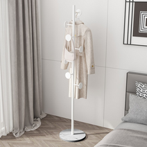 1개 철제 마블 스탠드 스탠딩 화이트 행거 옷걸이대리석 옷가게 무볼트 드레스룸 사무실 코트랙 행거봉, 단품