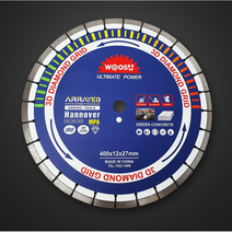 우수 다이아몬드 파트너날 16인치 3.4T 벽면절단 날 벽면 컷팅 콘크리트 석재 골재, 벽면절단기날 16인치