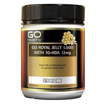New ZeaLand직구 고 헬시 로얄 젤리 공복 섭취 하이 퀄리티 1000mg 180capsule 1팩, 수량, 상세참조