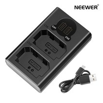 NEEWER NP-FZ100 USB 호환 충전 젠더 디스플레이 디자인