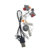 YEABRICKS-LED 조명 키트 10252 빌딩 블록 모델을 포함하지 않음 벽돌, 01 Only LED Light Set