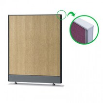 가구샘 우드 파티션 H1500 원톤 밝은프레임 OG1072, H1500xW600_월넛