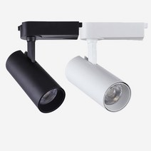LED 스포트라이트 스팟 세코 40W 레일조명, 블랙:6000k
