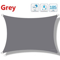 야외 시설 및 활동에 98% 방수 차양 UV 차단 뒤뜰 캠프 텐트, [10] 4x5m, 01 Grey_10 4x5m