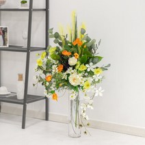 플레르데이지유리대형화병set 100cmR 조화화분 FMFUFT, 단품