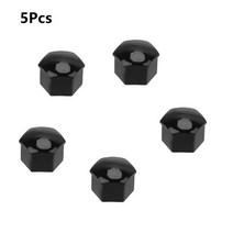 자동차 차량용 볼트 너트 자동차 휠 너트 캡 보호 커버 17/19/21mm 녹슬지 않는 허브 나사 타이어 외부 장, 01 5Pcs black_02 19mm 5pcs