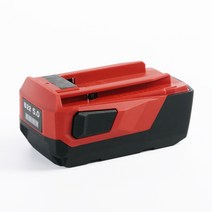 전동 공구 호환배터리 신제품 B22 22V 4.0Ah 리튬 이온 배터리 Hilti 18V 21.6V 무선 전동 공구 공구용, 01 빨간