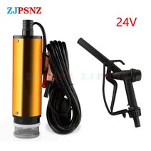 전기 오일 펌프 DCV V 자동 펌핑 디젤 물 잠수정 LMin 연료 전송 알루미늄 호환, 04 24V Pump Gun