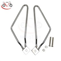 할리데이비슨 아이언883Harley Sportster Dyna Fat Bob FXDF X48 72 XL 883 1200 Iron XL883N 용 새들백 지, 02 Chrome