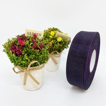 포장 리본 끈 제이제이리본 무지오간디D 15mm 25mm 40mm 28컬러 ( 길이 45M ) 공단리본, OD20