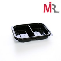 [ S_K 00-00-00 ]& [B0307] / 샐러드 용기 203-2 (블랙) - 용기