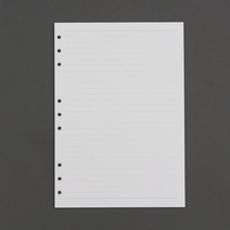 9공 다이어리 캘린더 속지 유선 메모지 일기 45매 공책 심플 수첩 _ 22092786EA