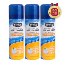 쉬크 쉐이브가드 워시앤쉐이브폼 220ml X 3개, 없음, 상세설명 참조
