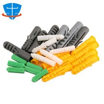 토글러앙카 200pcs m4 m5 m6 m8 m10 m12 m14 플라스틱 앵커 확장 파이프 튜브 벽 플러그 고무 플러그 확장 나사 앵커, 100개, 회색 m6 x 30mm