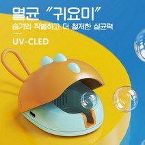 PYHO 휴대용 충전식 칫솔살균기 전동칫솔 자외선 살균건조기, 오렌지