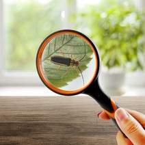 원시 책 돋보기 렌즈 부모님 복지센터 10x8x4x3x 핸드 헬드 휴대용 유리 고무 대, 10배