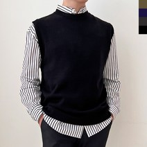 YAN 1044 남자라운드니트조끼베스트
