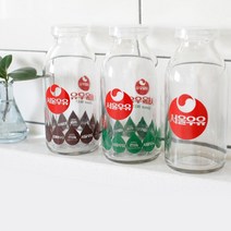 서울우유병 레트로 투병보틀 주스병 우유병, 밀크