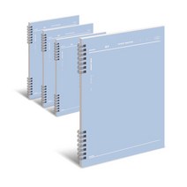 뮤니드 It spring 무지 연습장, 블루, 4개