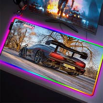 RGB 장패드 야광 백라이트 Forza Horizon 4 데스크 매트 LED 대형 마우스 패드 게임 액세서리 백라이트 RGB, 15 FS004926_01 300x600x3mm