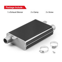 무시동히터 24mm/0.94 머플러 소음기 업그레이드된 클램프 브래킷 베바스토 에버스패커용 자동차 에어 디, 01 Black