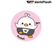 다크플래시 darkFlash Mascot DMP-25 원형 마우스 패드 (Pocket)