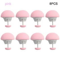리빙 박스 이불 정리함 5/10Pcs BedSheet 퀼트 클립 버섯 고정 홀더 미끄럼 이불 커버 담요 섬유 수정 버클, 07 8Pcs Pink