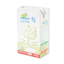 에버휩 식물성 휘핑크림 냉동 1030g, 꿀도매꿀소매 1