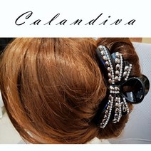 [Calandiva] 블링블링 대 올림머리 집게핀( 약 120*65mm )
