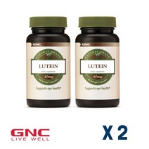 GNC 루테인 40MG + 지아잔틴 Lutein + Zeaxanthin 60정 2병