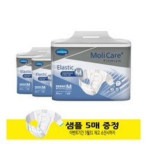 몰리케어 엘라스틱 6D M 3팩 1박스 장애인기저귀 성인용기저귀 청소년 기저귀 환자용 산모용 요실금, M(중대형2159ml)