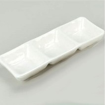멜라민 나눔 접시 소스볼 찬기 종지 소스 접시 3구, 옵션:3칸초장, 3칸초장