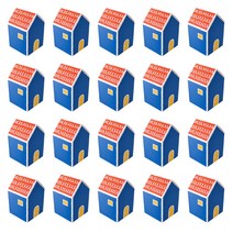 데이지룸 하우스 선물 상자 어린이집 답례품 포장 20개, 빨간지붕