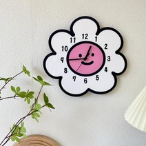 플라워 크리에이티브 무음 장식 벽시계 거실 시계, 썬플라워32*30cm