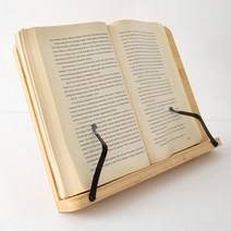 독서습관 북스탠드 홀더 원목 책받침대 스님 철학관 불경 휴대용 원고 성경공부 책고정