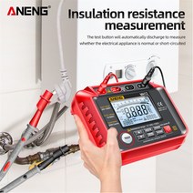 ANENG Digital Megohmmeter Insulation Resistance Meter Ohm AC DC Voltage Tester LCD Megger Voltmeter