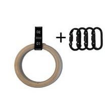 1분설치 원터치형 우드짐링 크로핏링 체조링, 옵션06. 우드링32mm 1쌍 단품(끈없음)