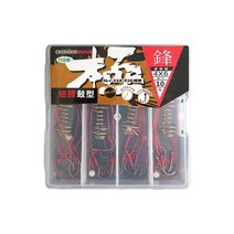 센터 스노클 스노쿨링 마스크 장비 4개/몫 6 후크 폭발 낚시 미끼 트랩 피더 케이지 날카로운 스테인레스, 01 Red_06 7